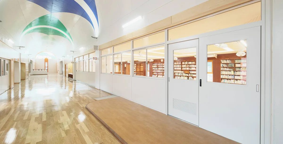 図書館の間仕切